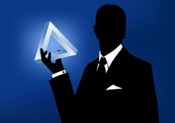 man with magic tribar